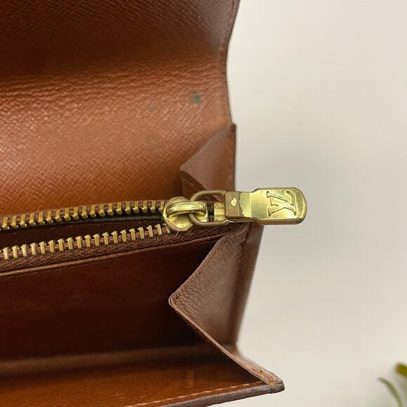 Louis Vuitton Long Sarah Large Monogram Canvas Wallet Vintage - Picture 13 of 16